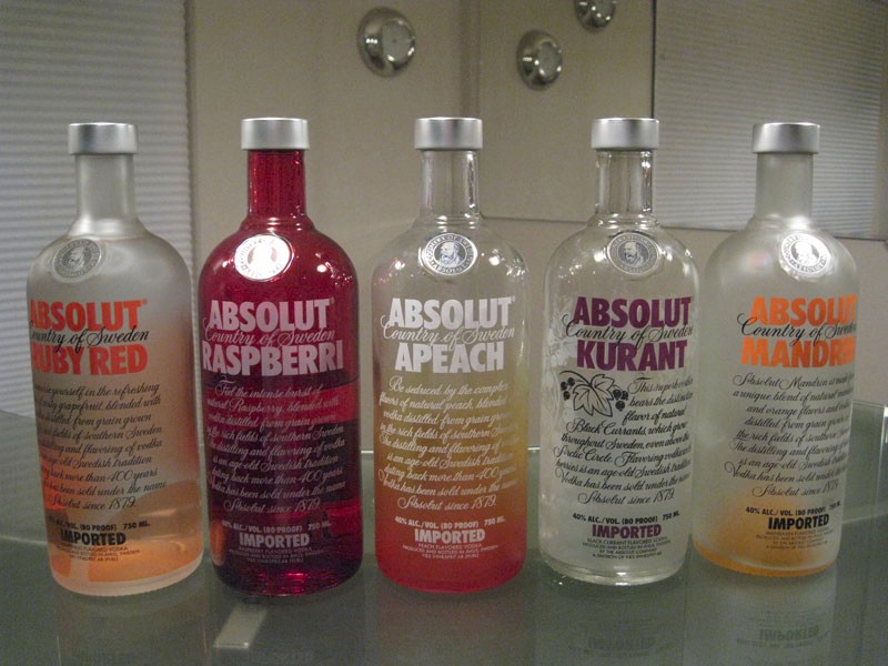 Empty Absolut Bottle