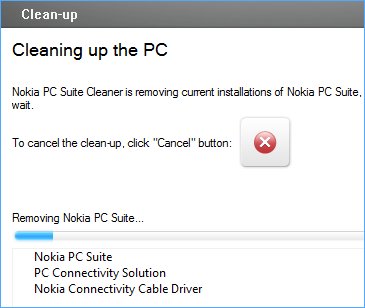 Nokia PC Suite Cleaner
