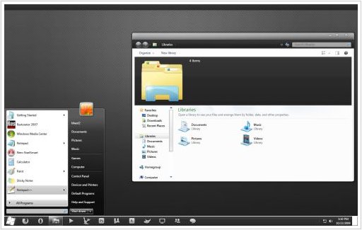 ElegantBlack Windows 7 Beta ElegantBlack Windows 7 Beta