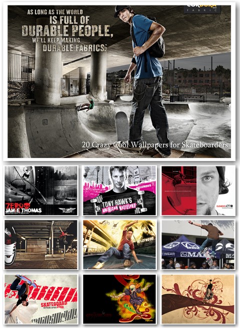 20 Crazy Cool Wallpapers for Skateboarders